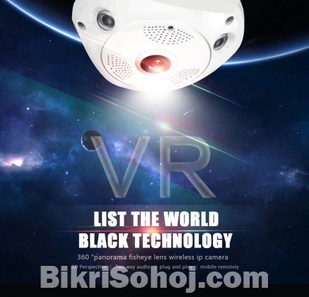 Wifi IP Camera V380 Wireless Wired 360° VR Panoramic